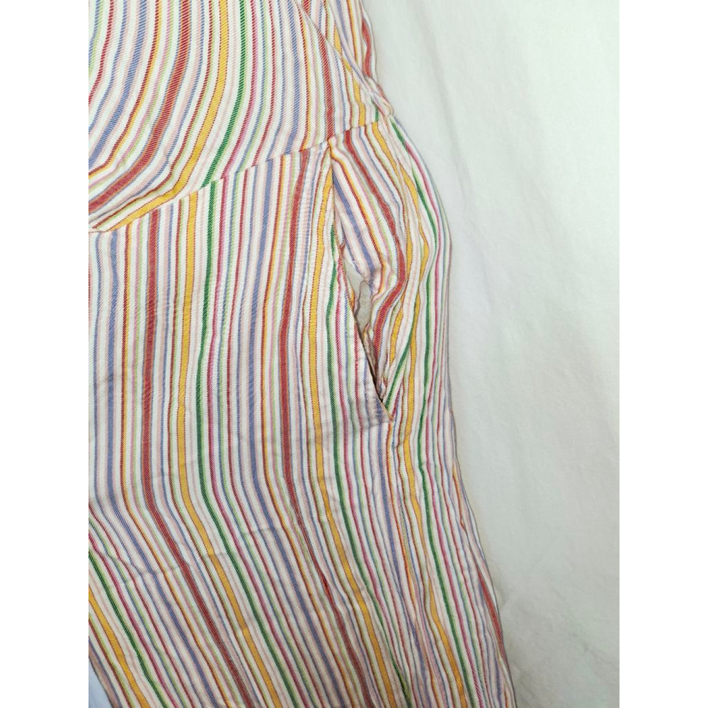 Lou & Grey for LOFT womens Striped Jumpsuit XS Multi-color beach - Picture 3 of 6